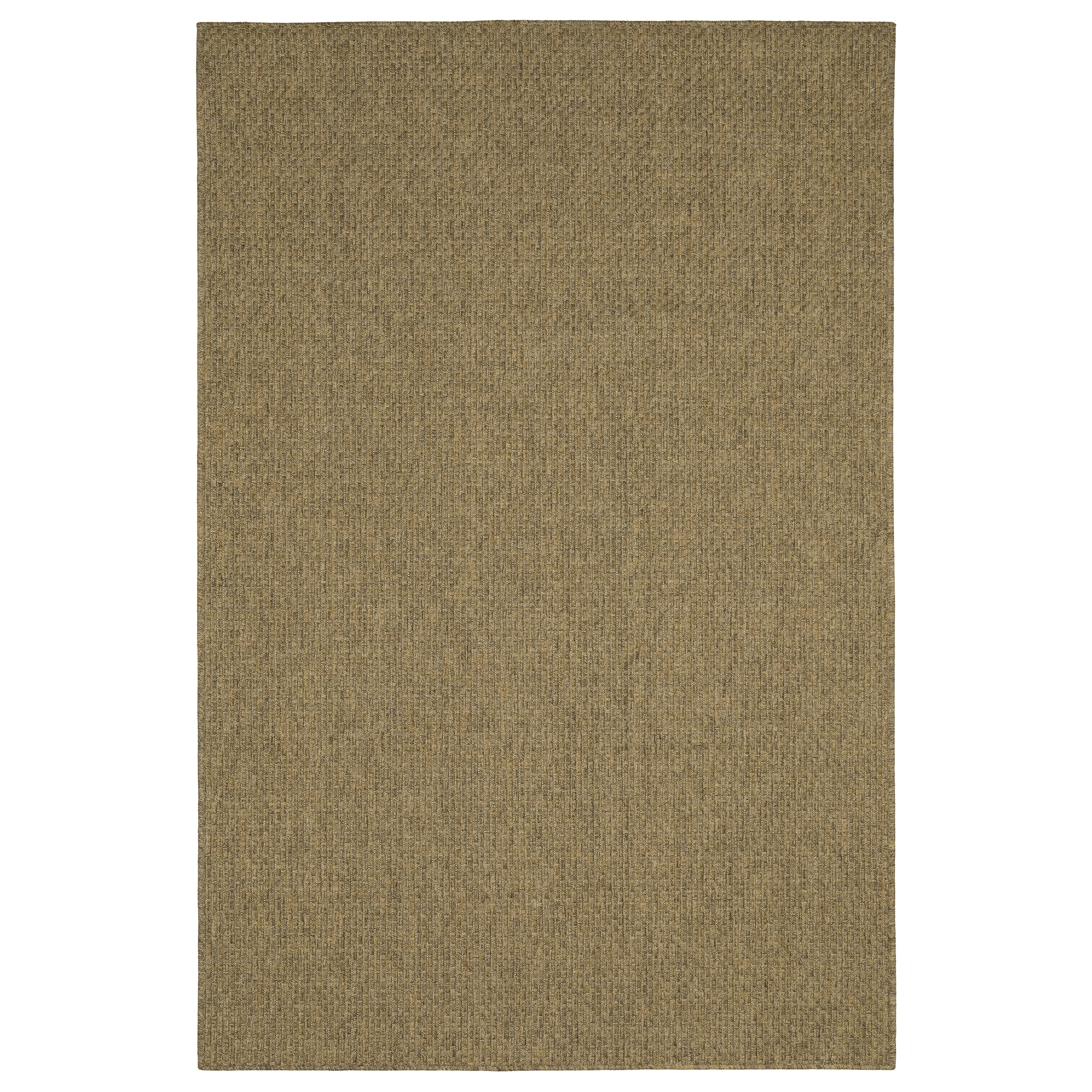 Tapis d'intérieur et d'extérieur en tissage panier ton sur ton Vista Home Kauai.