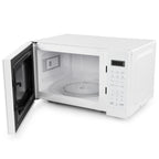 Four à micro-ondes numérique à DEL de 0,7 pi³ et 700 watts, blanc, avec verrouillage de sécurité pour enfants