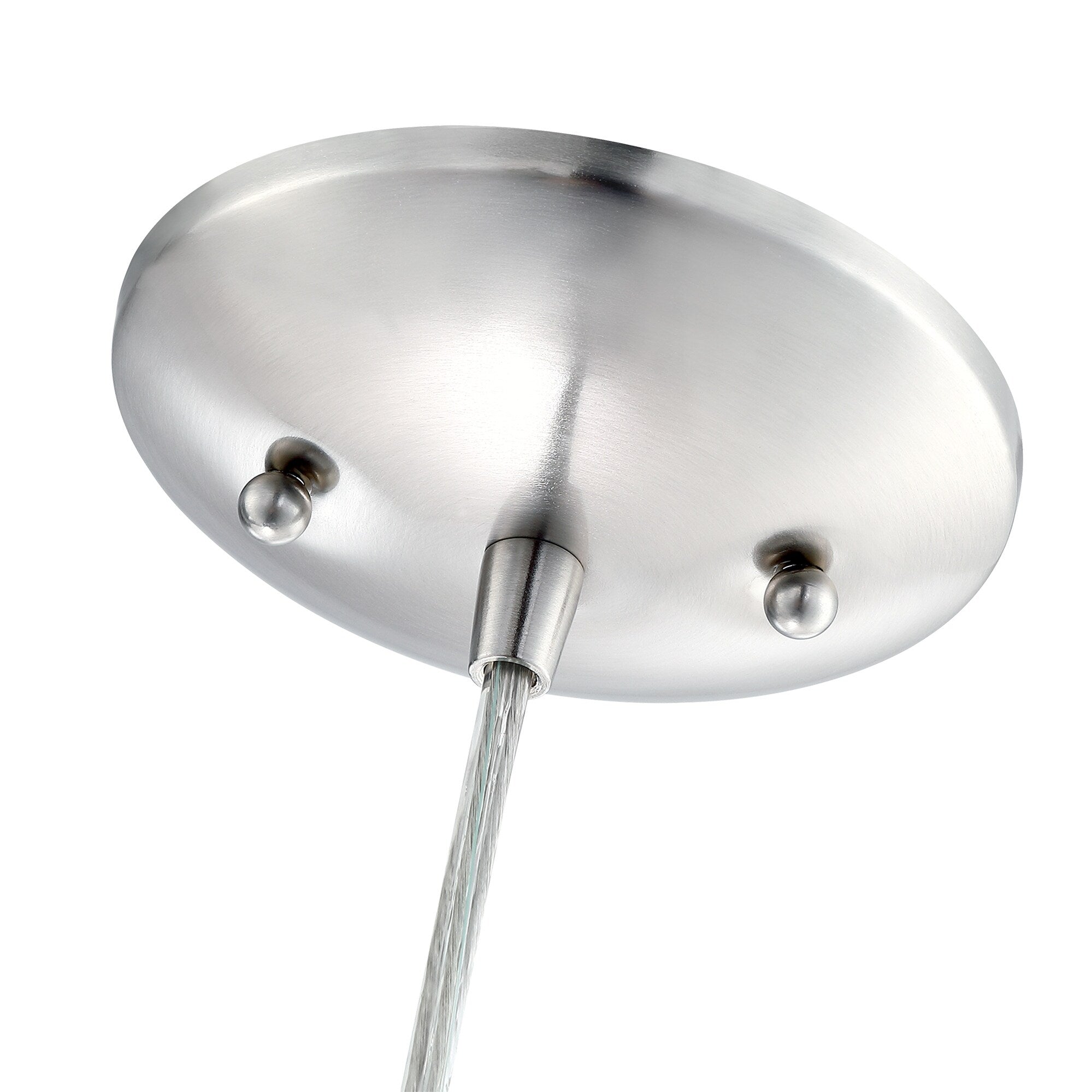 Suspension en verre transparent en forme de larme pour îlot de cuisine à 1 lumière (1 ou 3 packs au choix)