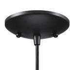 Suspension en verre transparent en forme de larme pour îlot de cuisine à 1 lumière (1 ou 3 packs au choix)