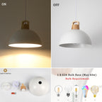 Luminaire suspendu moderne à 1 lumière avec interrupteur pour îlot de cuisine