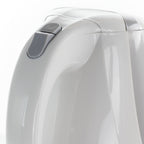 Bouilloire électrique sans fil à ébullition rapide de 1,7 L, blanche