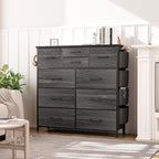 Commode à 10 tiroirs en tissu, armoire de rangement, unité de rangement pour chambre à coucher