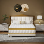 Matelas hybride en mousse à mémoire de forme et ressorts de 10 pouces
