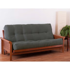 Matelas futon en sergé de 10 pouces d'épaisseur (simple, double ou grand lit)