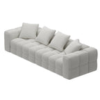 Canapé-lit en velours Teddy 100,8 po, causeuse/canapé/canapé moderne avec accoudoirs