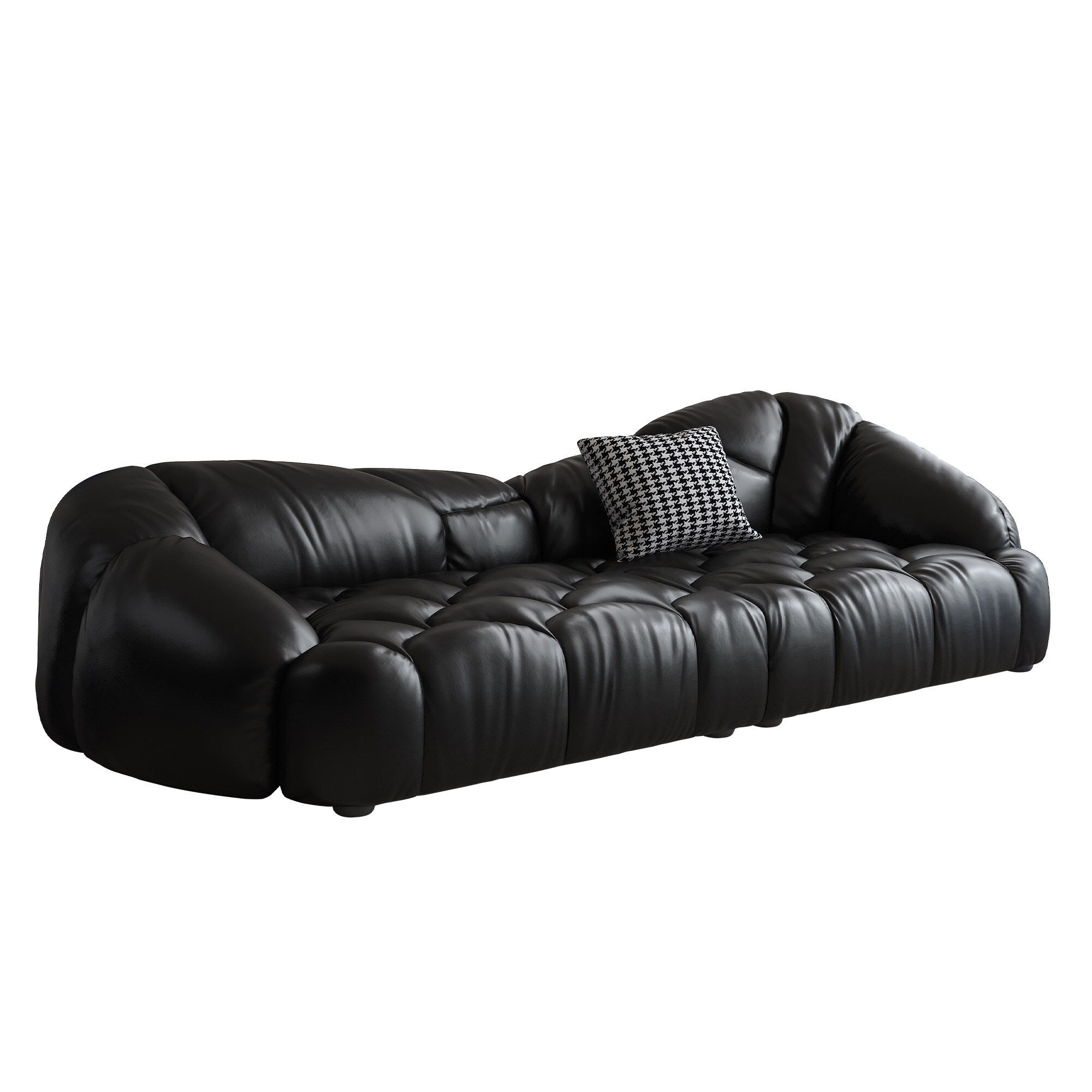 Canapé rembourré en cuir 104,3 - 104,3 x 45,3