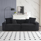 Grand canapé 4 places de 104,72 pouces avec 4 coussins décoratifs