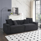 Grand canapé 4 places de 104,72 pouces avec 4 coussins décoratifs