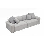 Grand canapé 4 places de 104,72 pouces avec 4 coussins décoratifs