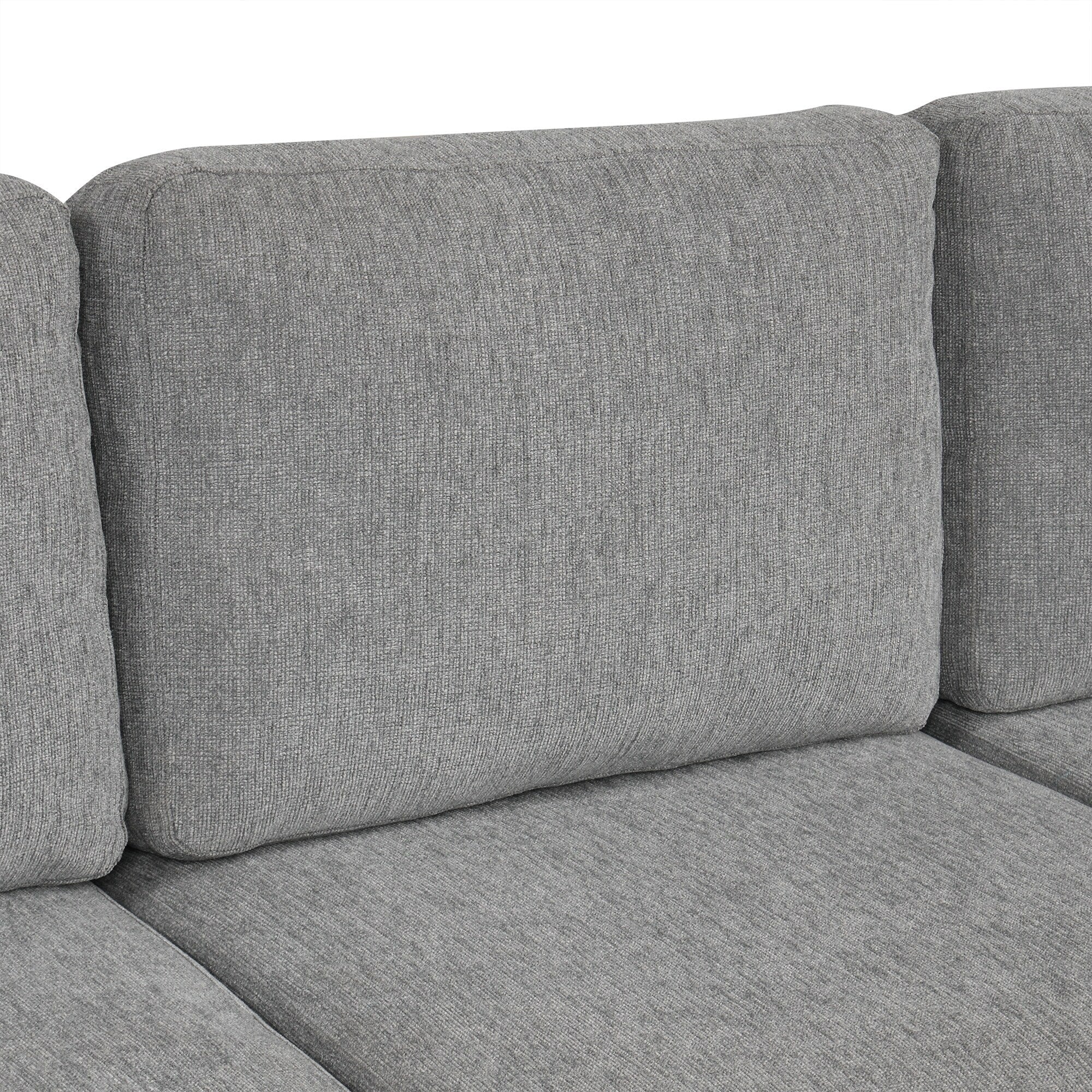 Canapé sectionnel modulaire en U de 108 pouces avec canapé-lit gigogne, ports USB et deux porte-gobelets pour le salon