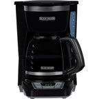Cafetière numérique 12 tasses, programmable, filtre lavable, Sneak-A-Cup, infusion automatique, maintien de la plaque chauffante, noire