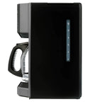 Cafetière programmable 12 tasses à infusion rapide, couleur argent