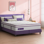 Matelas hybride 12 pouces, mousse à mémoire de forme et ressorts ensachés individuellement, matelas dans une boîte