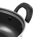 Poêle antiadhésive tout usage Highberry de 12 pouces avec couvercle, gris