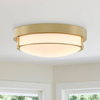 Plafonnier moderne à 2 lumières et 12 pouces