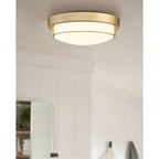 Plafonnier moderne à 2 lumières et 12 pouces