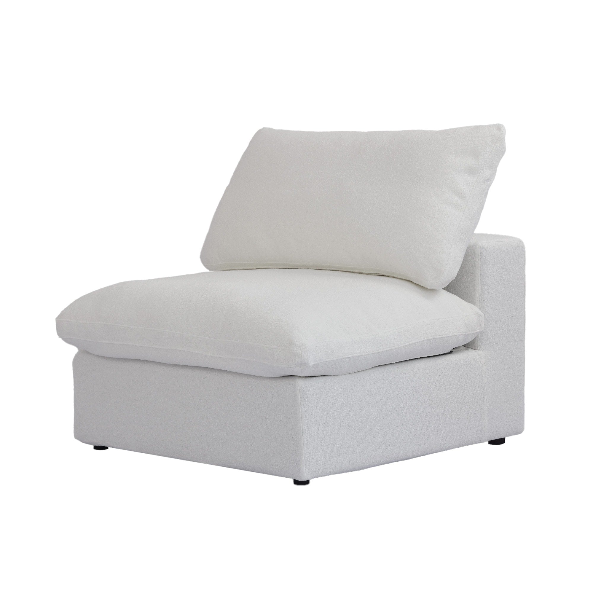 Canapé sectionnel moderne en forme de L de 120 pouces, canapé modulaire en lin avec pouf de rangement