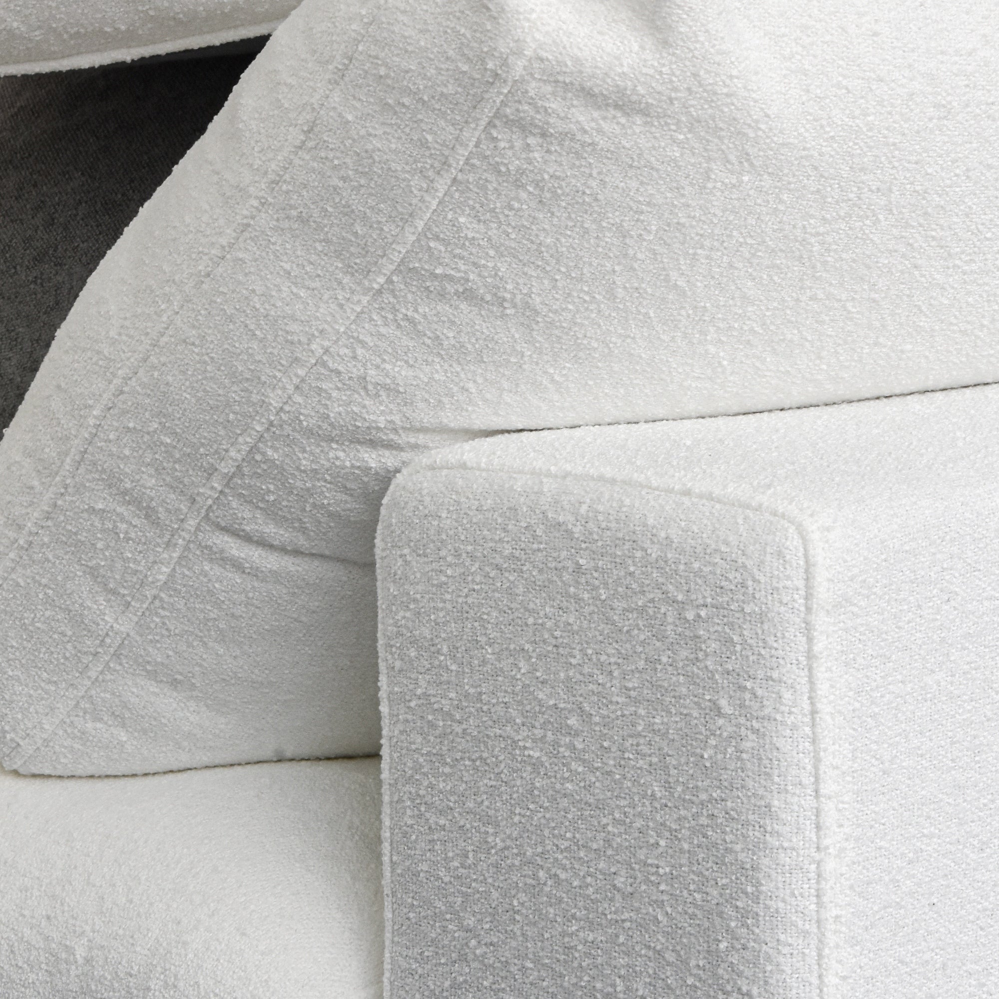 Canapé sectionnel moderne en forme de L de 120 pouces, canapé modulaire en lin avec pouf de rangement