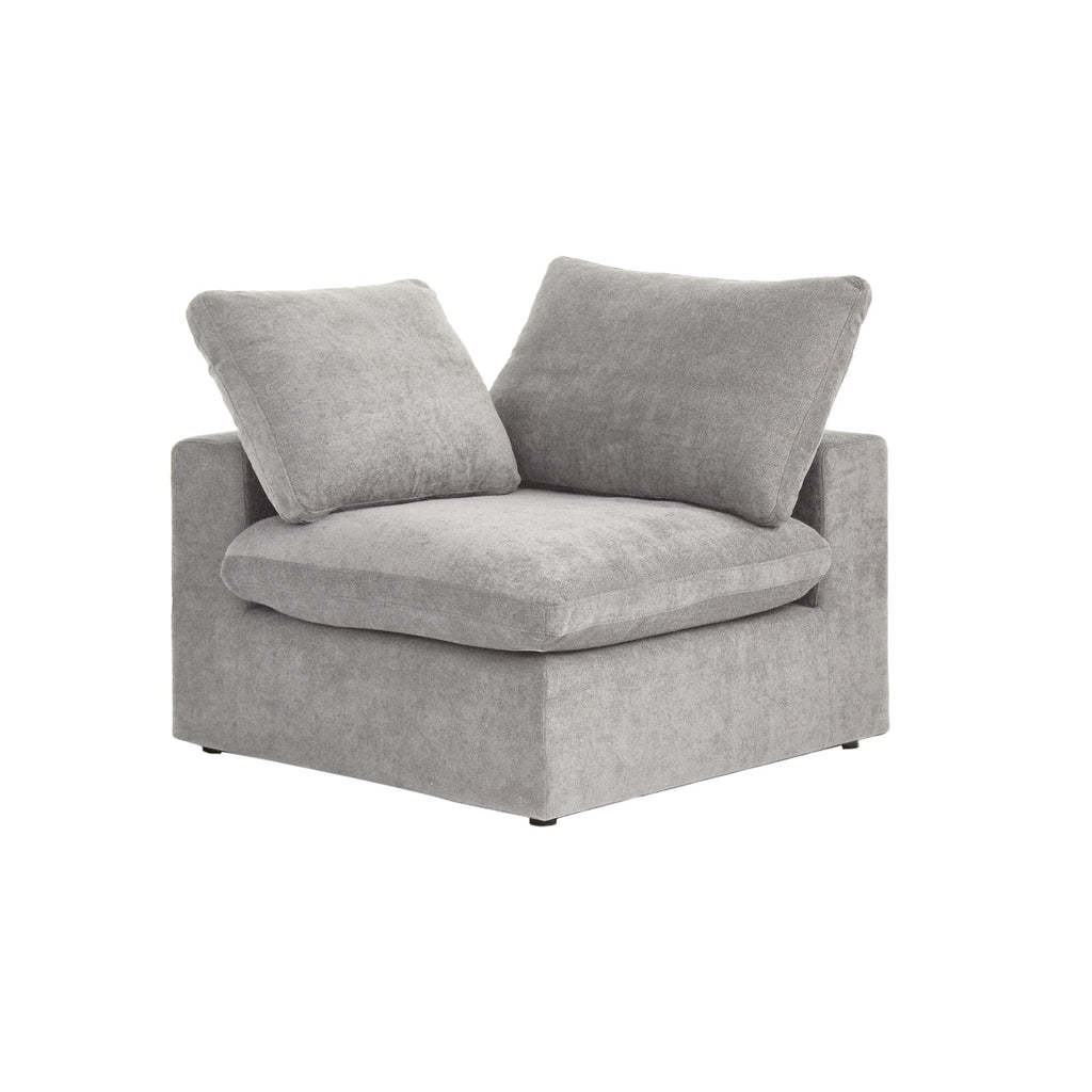 Canapé sectionnel moderne en forme de L de 120 pouces, canapé modulaire en lin avec pouf de rangement