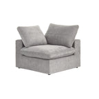 Canapé sectionnel moderne en forme de L de 120 pouces, canapé modulaire en lin avec pouf de rangement