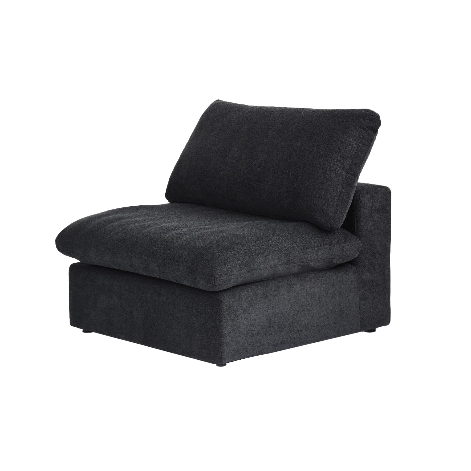Canapé sectionnel moderne en forme de L de 120 pouces, canapé modulaire en lin avec pouf de rangement