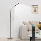 Lampadaire de travail/lecture à LED 12 W à intensité variable avec télécommande et commande tactile - N/A