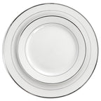 Service de table rond en porcelaine de 16 pièces avec deux bols