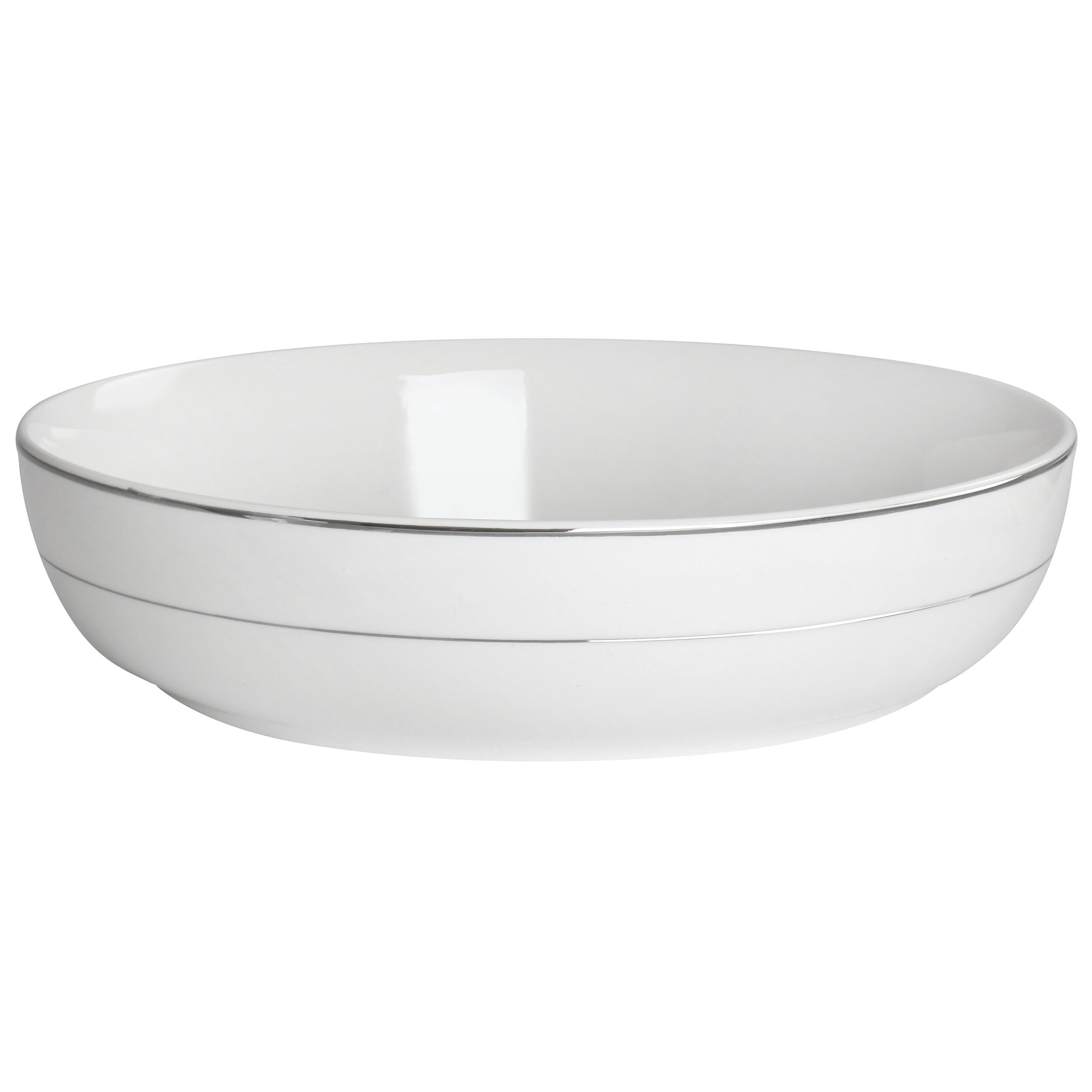 Service de table rond en porcelaine de 16 pièces avec deux bols
