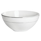 Service de table rond en porcelaine de 16 pièces avec deux bols