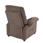 Fauteuil inclinable électrique à 160° pour personnes âgées, avec massage à 8 points, chauffage et tissu chenille doux