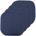 Coussins de siège carrés antidérapants en mousse à mémoire de forme de 16 po (2 ou 4) - 16 x 16