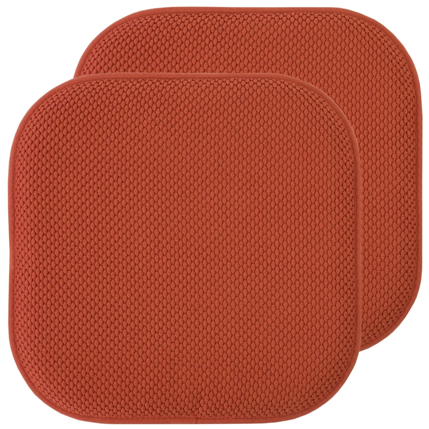 Coussins de siège carrés antidérapants en mousse à mémoire de forme de 16 po (2 ou 4) - 16 x 16