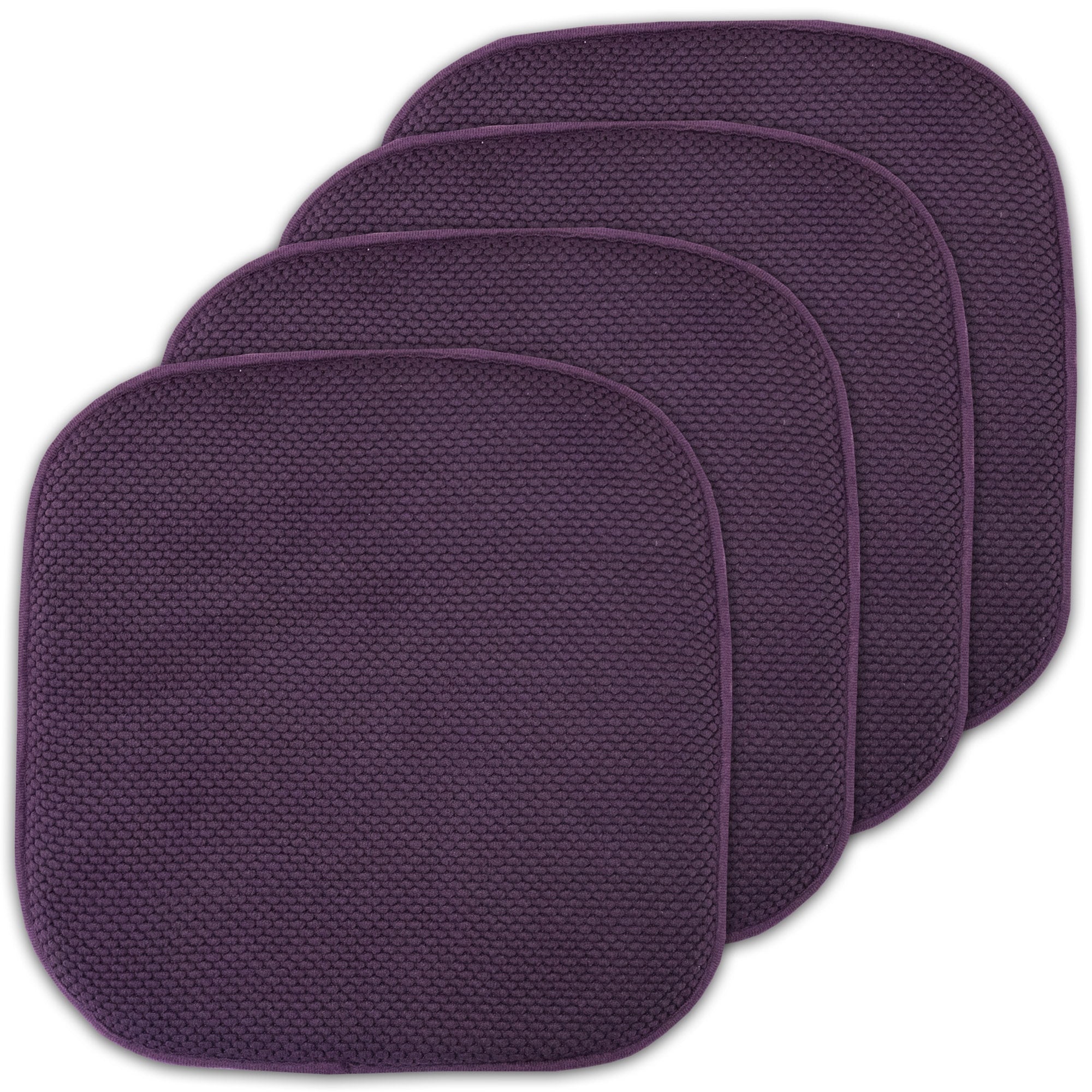 Coussins de siège carrés antidérapants en mousse à mémoire de forme de 16 po (2 ou 4) - 16 x 16