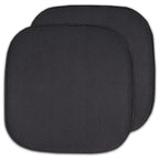 Coussins de siège carrés antidérapants en mousse à mémoire de forme de 16 po (2 ou 4) - 16 x 16