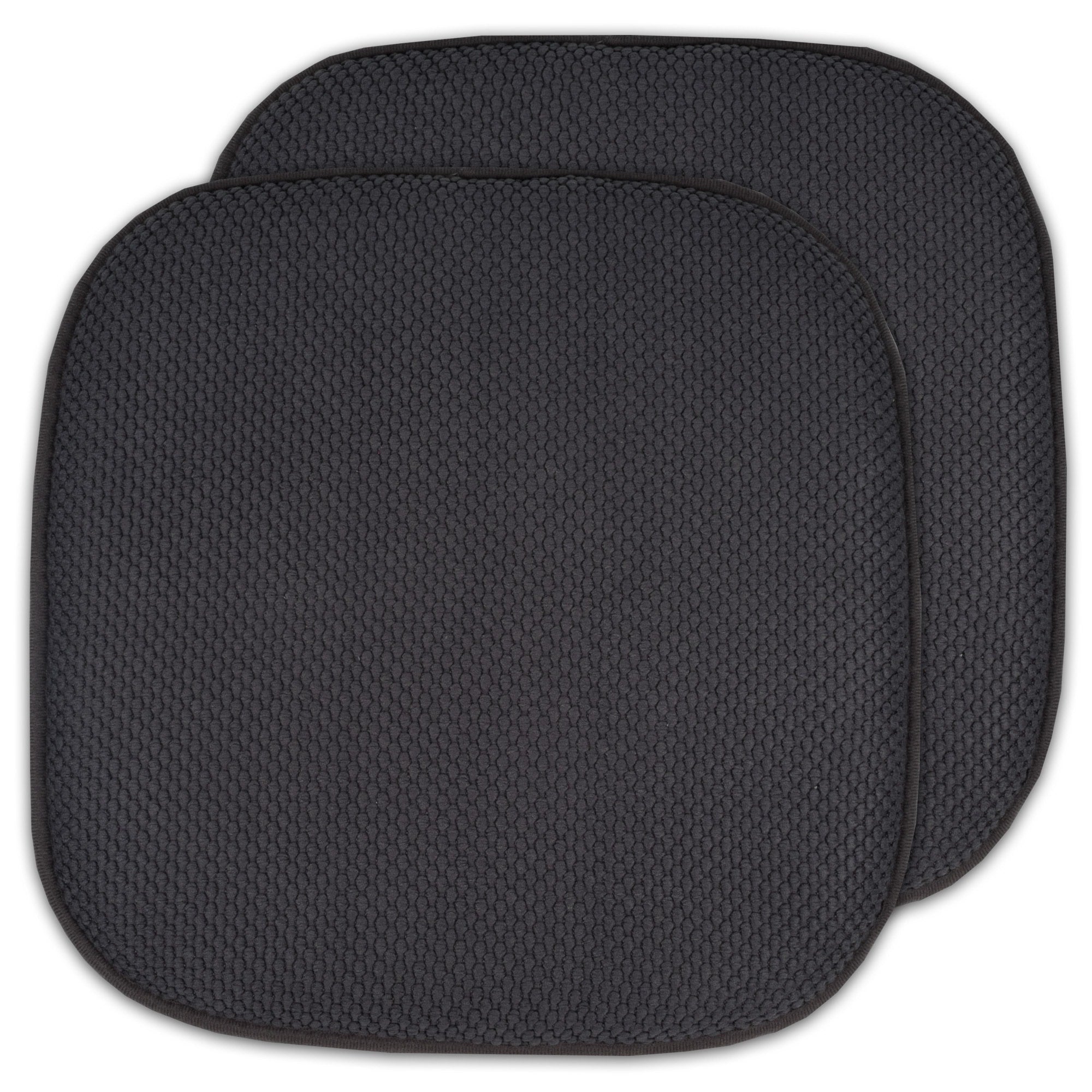 Coussins de siège carrés antidérapants en mousse à mémoire de forme de 16 po (2 ou 4) - 16 x 16