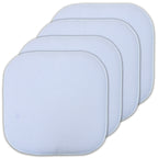 Coussins de siège carrés antidérapants en mousse à mémoire de forme de 16 po (2 ou 4) - 16 x 16