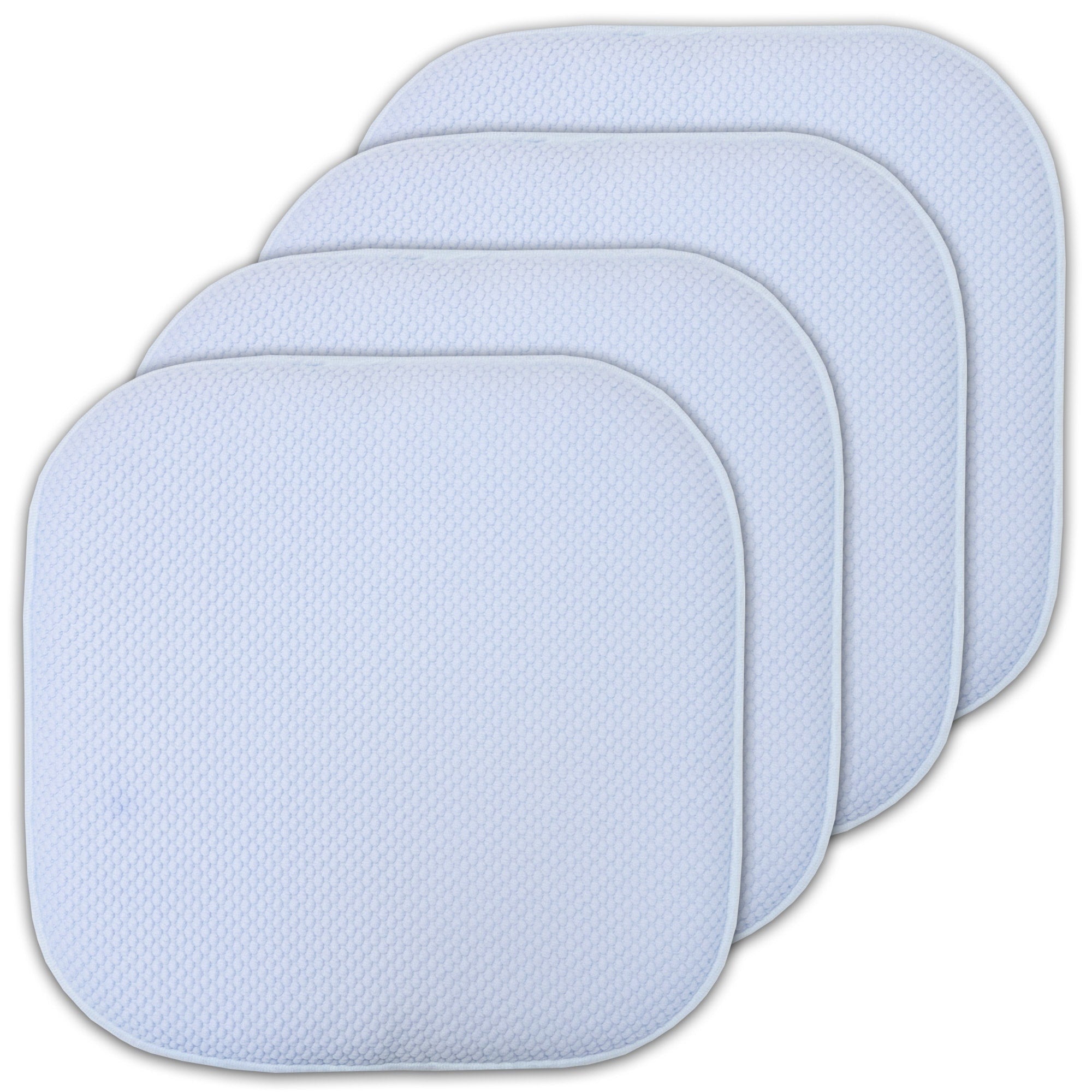 Coussins de siège carrés antidérapants en mousse à mémoire de forme de 16 po (2 ou 4) - 16 x 16