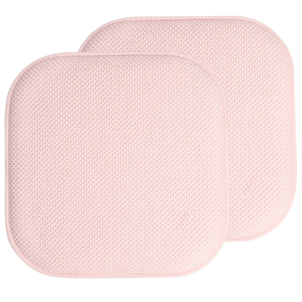Coussins de siège carrés antidérapants en mousse à mémoire de forme de 16 po (2 ou 4) - 16 x 16