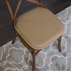 Coussins de siège carrés antidérapants en mousse à mémoire de forme de 16 po (2 ou 4) - 16 x 16