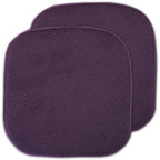 Coussins de siège carrés antidérapants en mousse à mémoire de forme de 16 po (2 ou 4) - 16 x 16