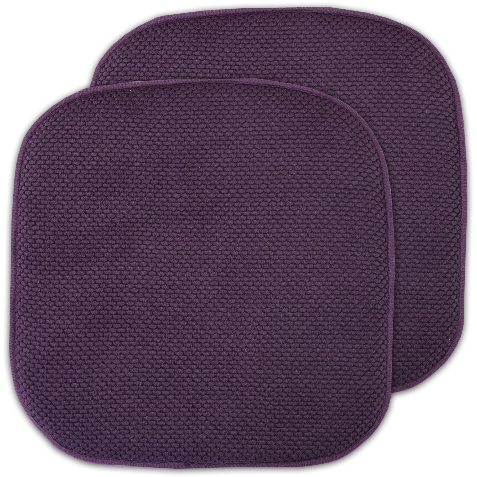 Coussins de siège carrés antidérapants en mousse à mémoire de forme de 16 po (2 ou 4) - 16 x 16