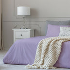 Parure de lit en coton 1800 fils, taies d'oreiller, poche profonde, toutes tailles
