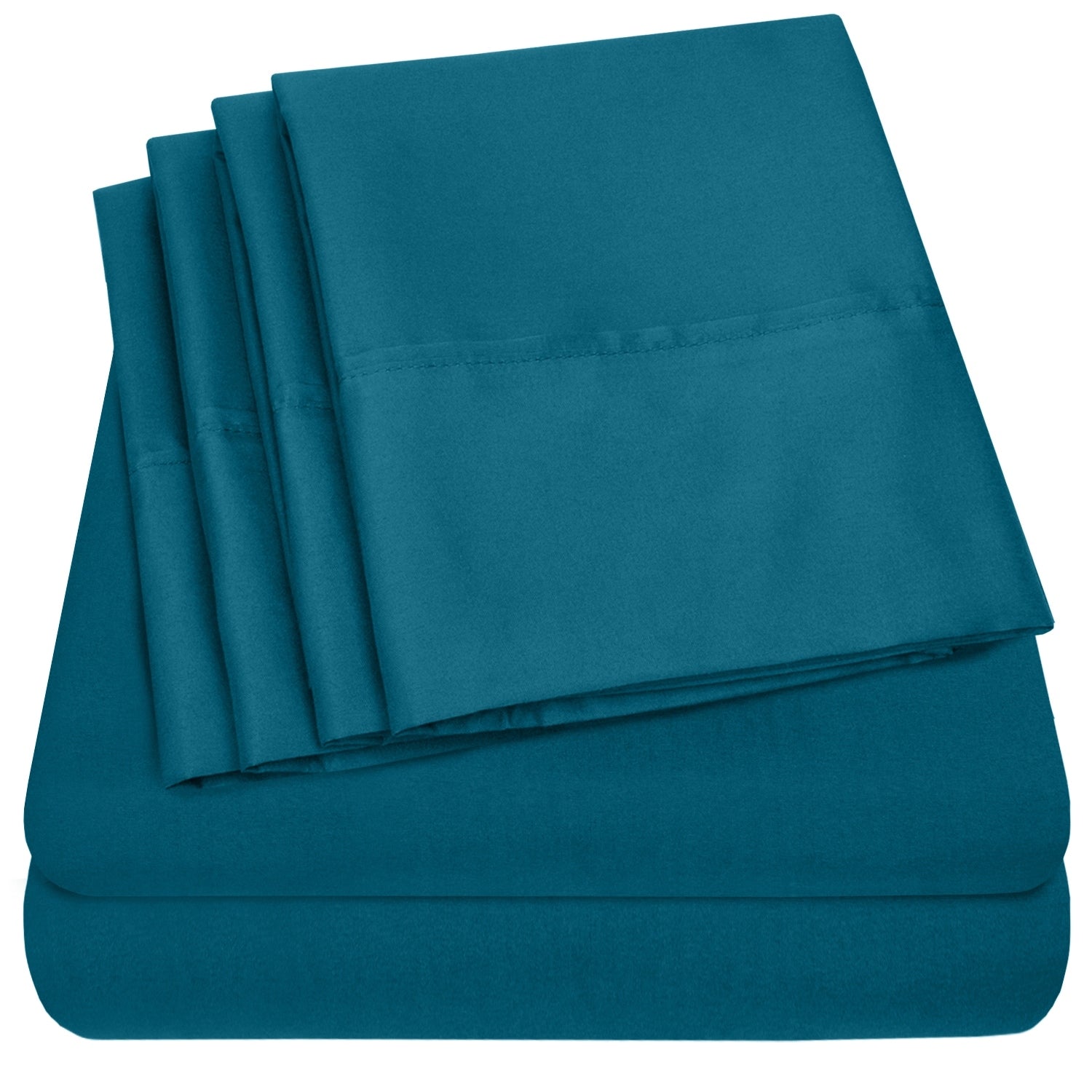 Ensemble de draps extra profonds à 24 poches, 6 pièces, série 1500