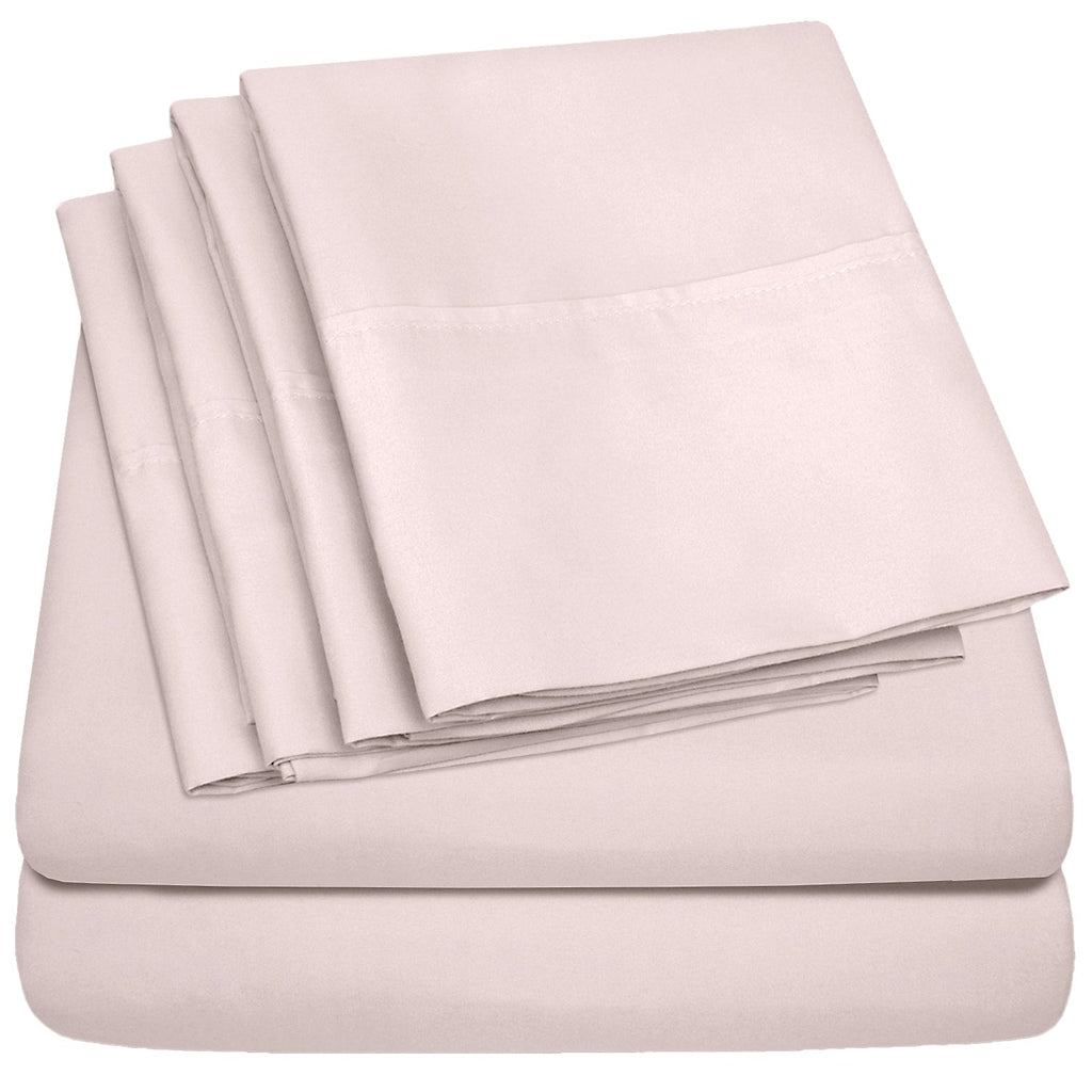 Ensemble de draps extra profonds à 24 poches, 6 pièces, série 1500