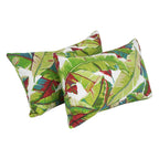 Coussins d'extérieur 19 x 11 pouces (lot de 2, motifs variés) - 19 x 11