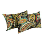 Coussins d'extérieur 19 x 11 pouces (lot de 2, motifs variés) - 19 x 11