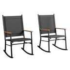 Chaises à bascule d'extérieur pour 2 personnes