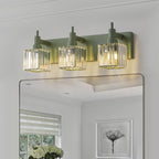 Appliques murales modernes en cristal pour salle de bain à 2, 3 ou 4 lumières