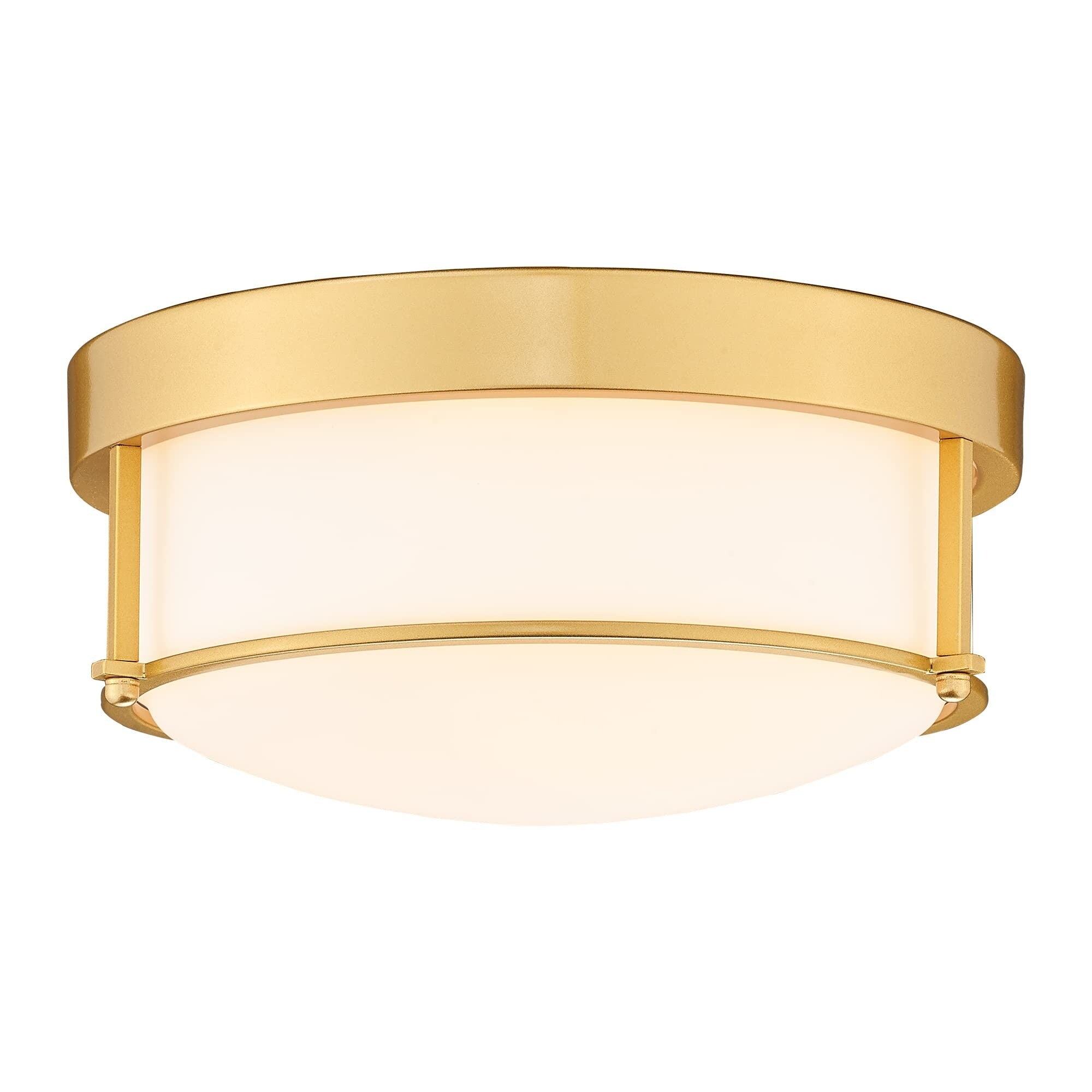Plafonniers encastrés de style ferme à 2 lumières, finition bronze huilé